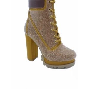 Brown won Platform Boots